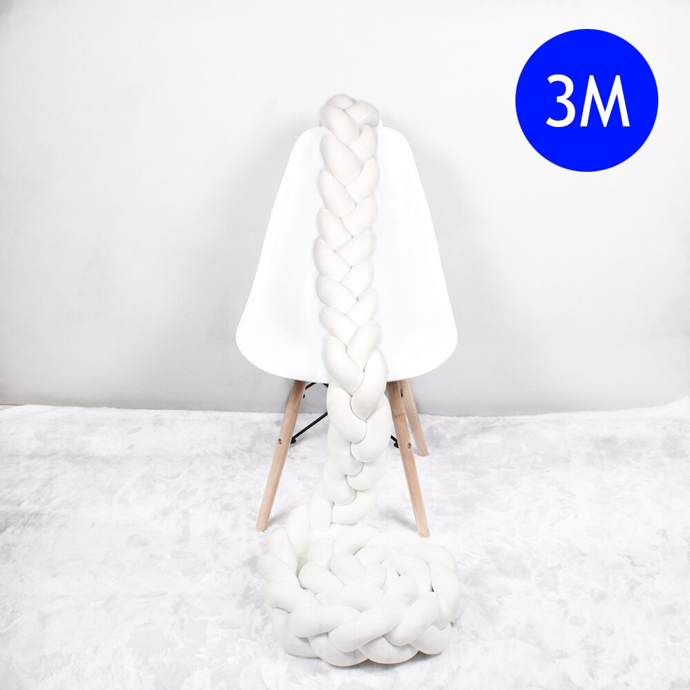 Braided Crib Bumper Baby Cushion